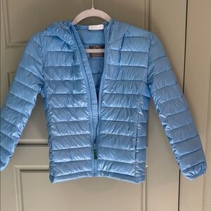 Light Blue Kids Puffer Jacket Never Worn
